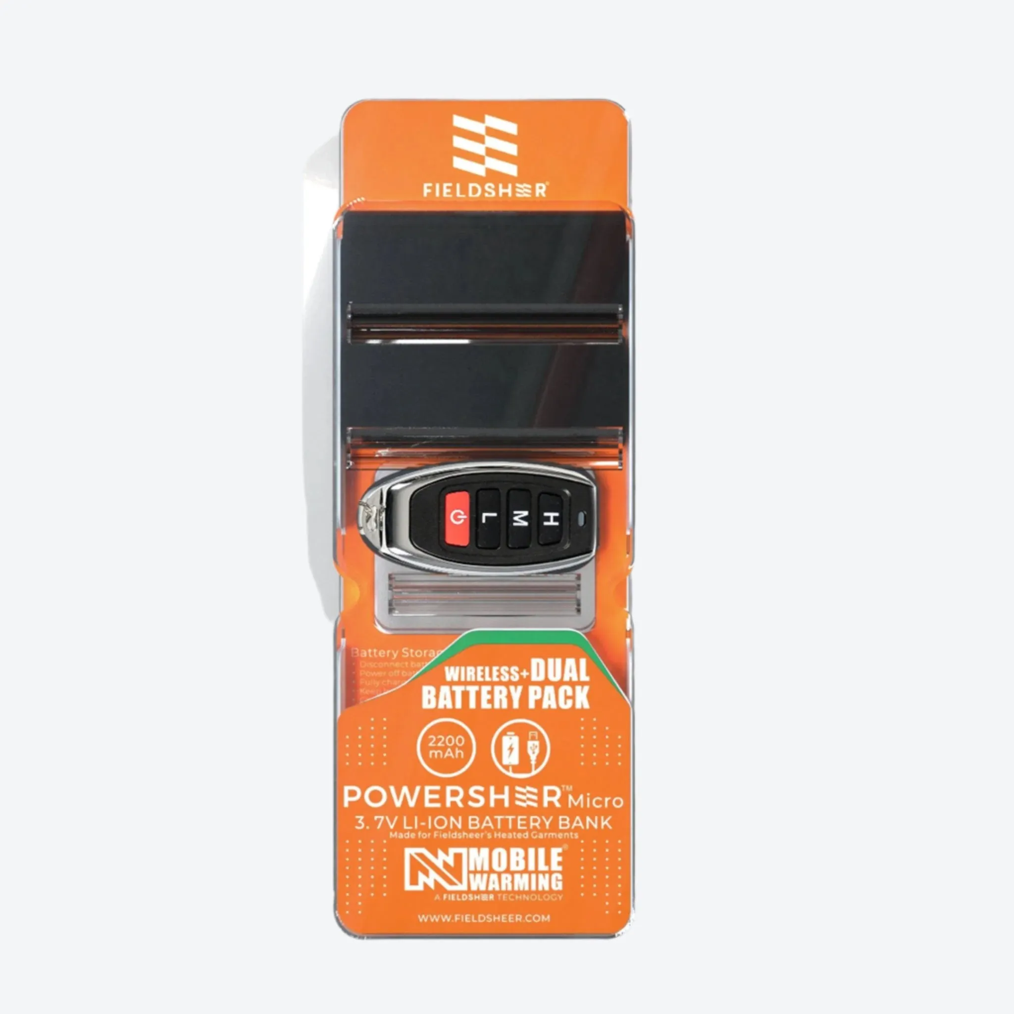 3.7V Powersheer® Micro Dual Battery Pack, Remote & Cable