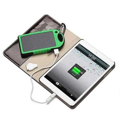 5,000 mAh Water-Resistant Solar Smartphone Charger