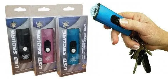 6) USB Secure Key-Chain Stun Gun Bundle