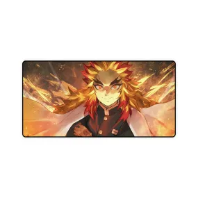 #8.1016, Kyojuro Rengoku, Demon Slayer, Mouse Pad (Desk Mat)