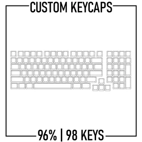 96% Custom Keycaps Set ( ANSI | 98 Keys )