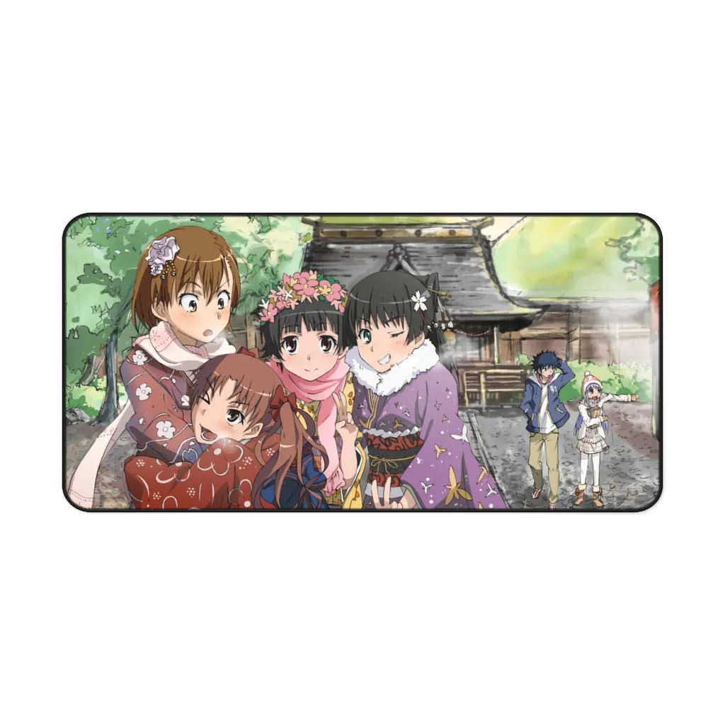 A Certain Magical Index Kamijou Touma, Index Librorum Prohibitorum, Mikoto Misaka, Kuroko Shirai Mouse Pad (Desk Mat)