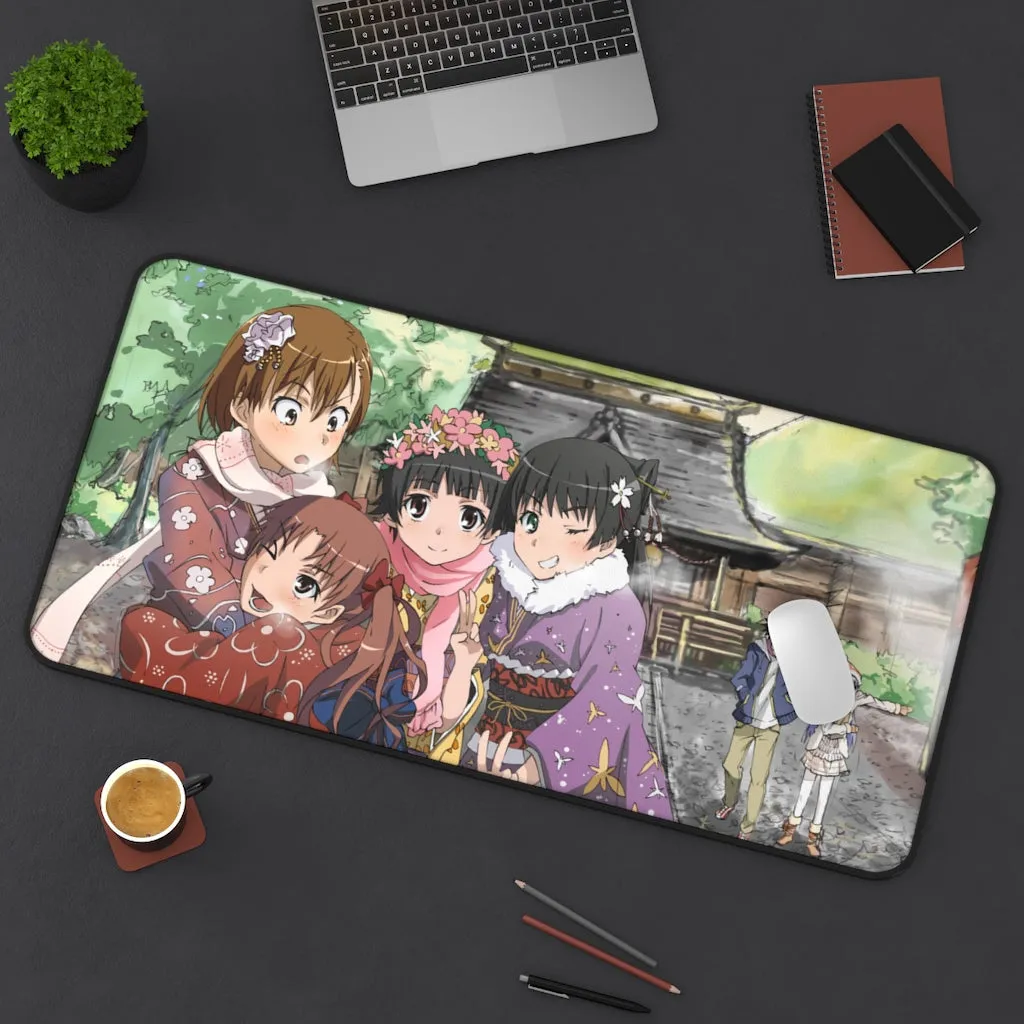 A Certain Magical Index Kamijou Touma, Index Librorum Prohibitorum, Mikoto Misaka, Kuroko Shirai Mouse Pad (Desk Mat)