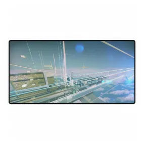 Abstract Lines Mouse Pad (Desk Mat)