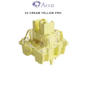 Akko Switches - V3 Cream Yellow Pro Switches (45pcs)