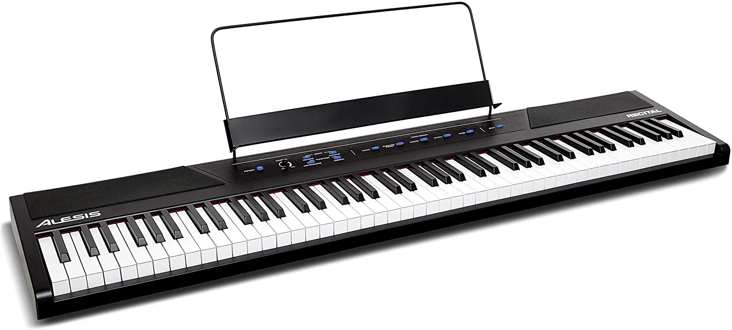 Alesis Recital Stage Piano 88 Semi Weighted Keys Digital