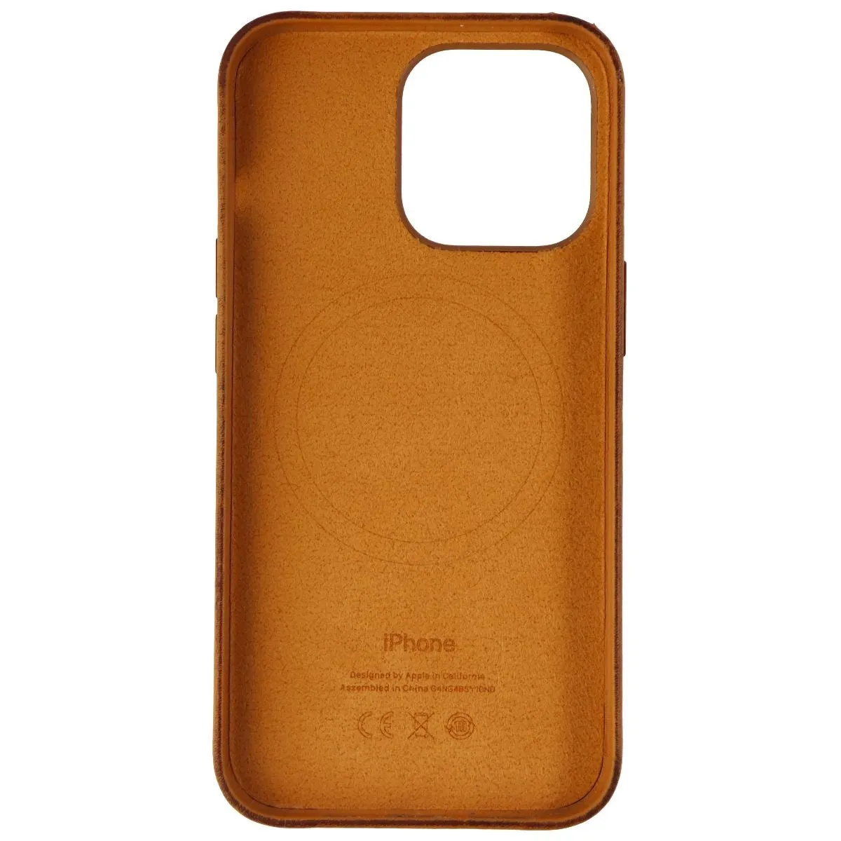 Apple Leather Case for MagSafe for Apple iPhone 13 Pro - Golden Brown