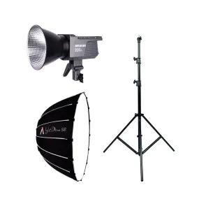 Aputure Amaran 200D All In One Kit (Including Light Dome SE Softbox & Light Stand) - Bundle