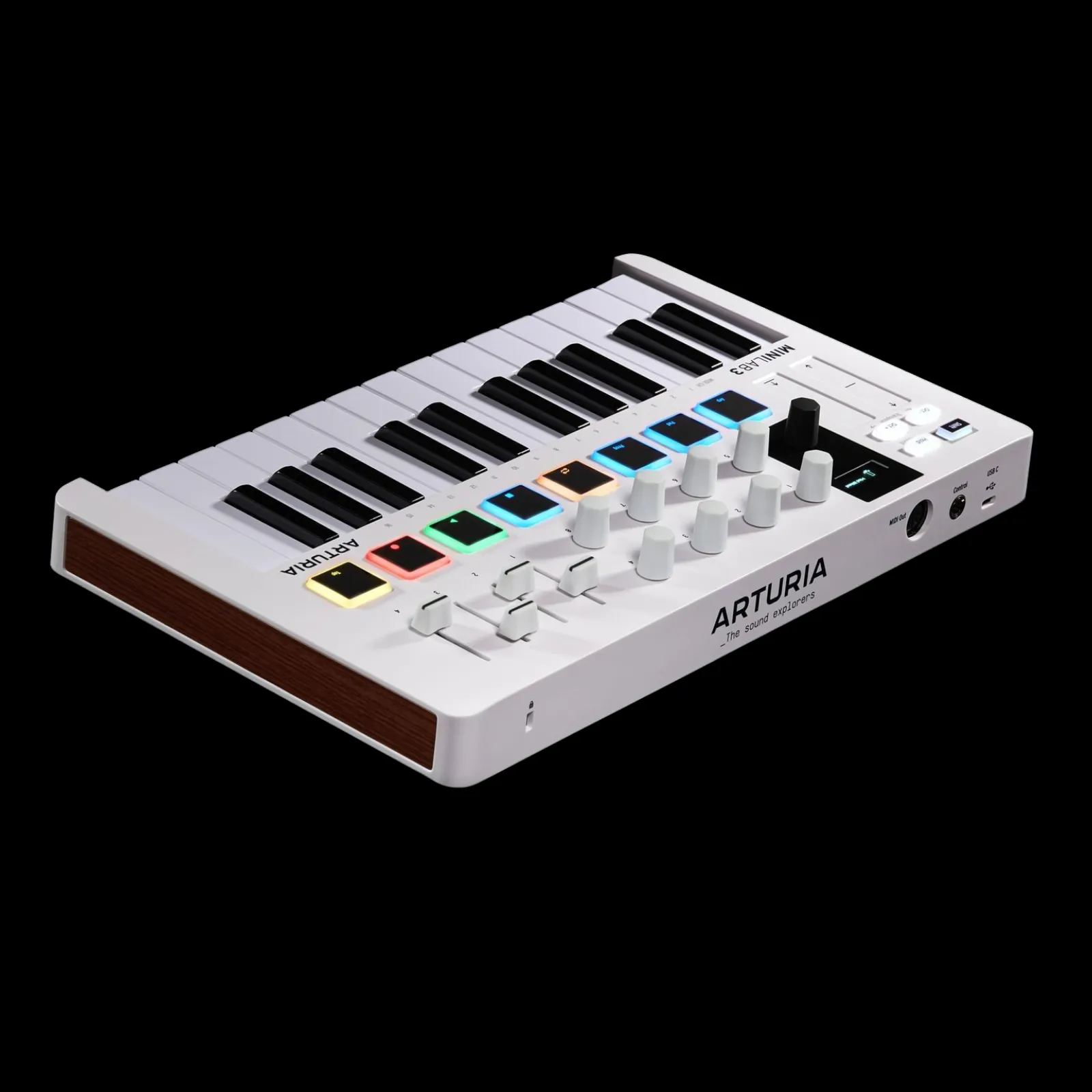 Arturia MiniLab 3 25 Slim-key Controller - White