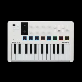 Arturia MiniLab 3 25 Slim-key Controller - White