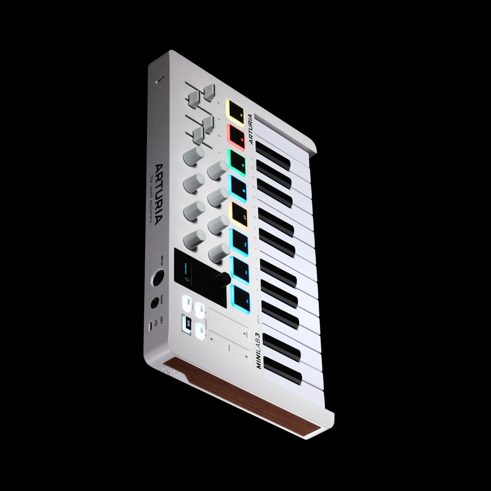 Arturia MiniLab 3 25 Slim-key Controller - White