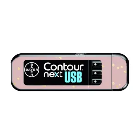 Bayer Contour Next USB Vinyl Sticker (Dusky Stars)