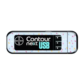 Bayer Contour Next USB Vinyl Sticker (Hundreds And Thousands)