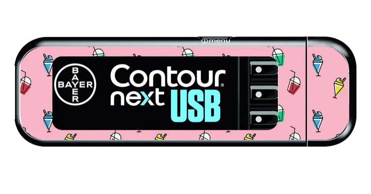 Bayer Contour Next USB Vinyl Sticker (Milkshake)