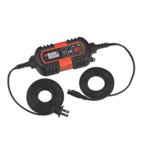 BLACK & DECKER BM3B 6V/12V Portable Battery Charger Maintainer-Trickle Charger (1.2 Amp Auto/Marine)