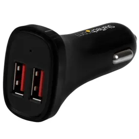 Black Dual Usb Car Charger