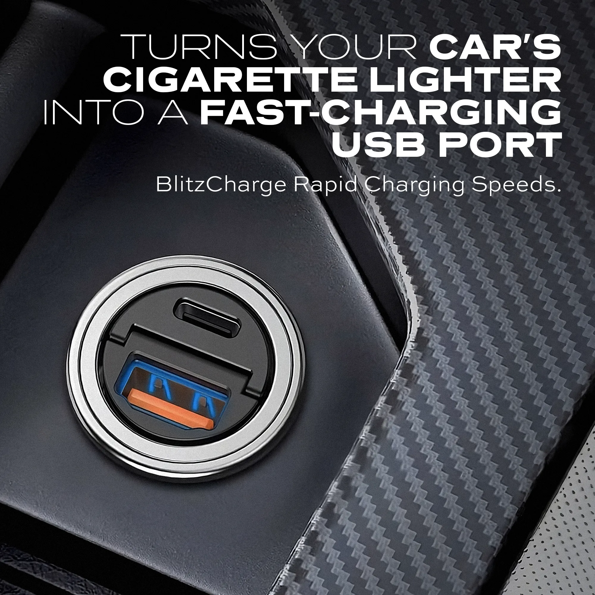 BlitzCharge™ 45W | Dual Car Charger