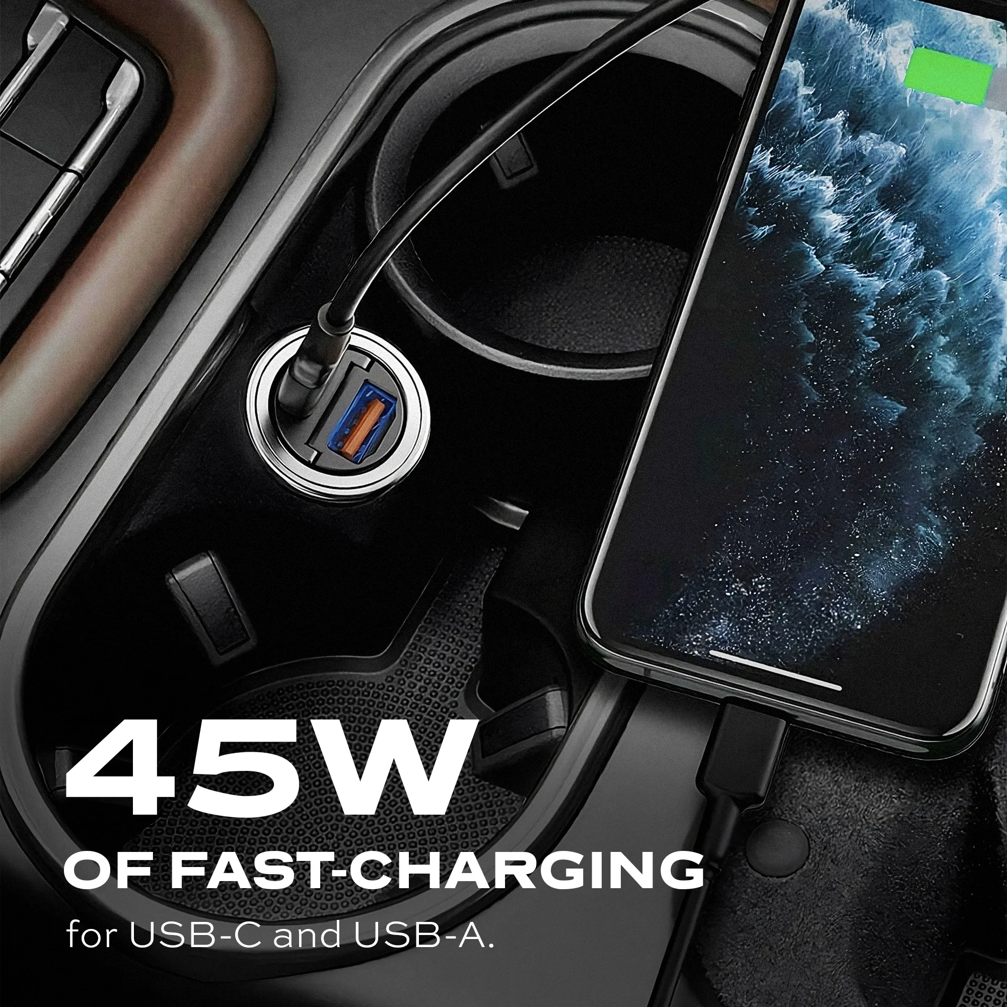 BlitzCharge™ 45W | Dual Car Charger