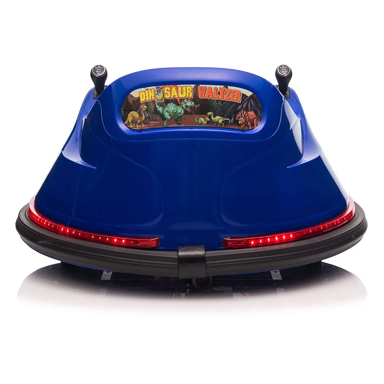 BLUE DINOSAUR ADVENTURE KIDS RIDE ON BUMPER CAR