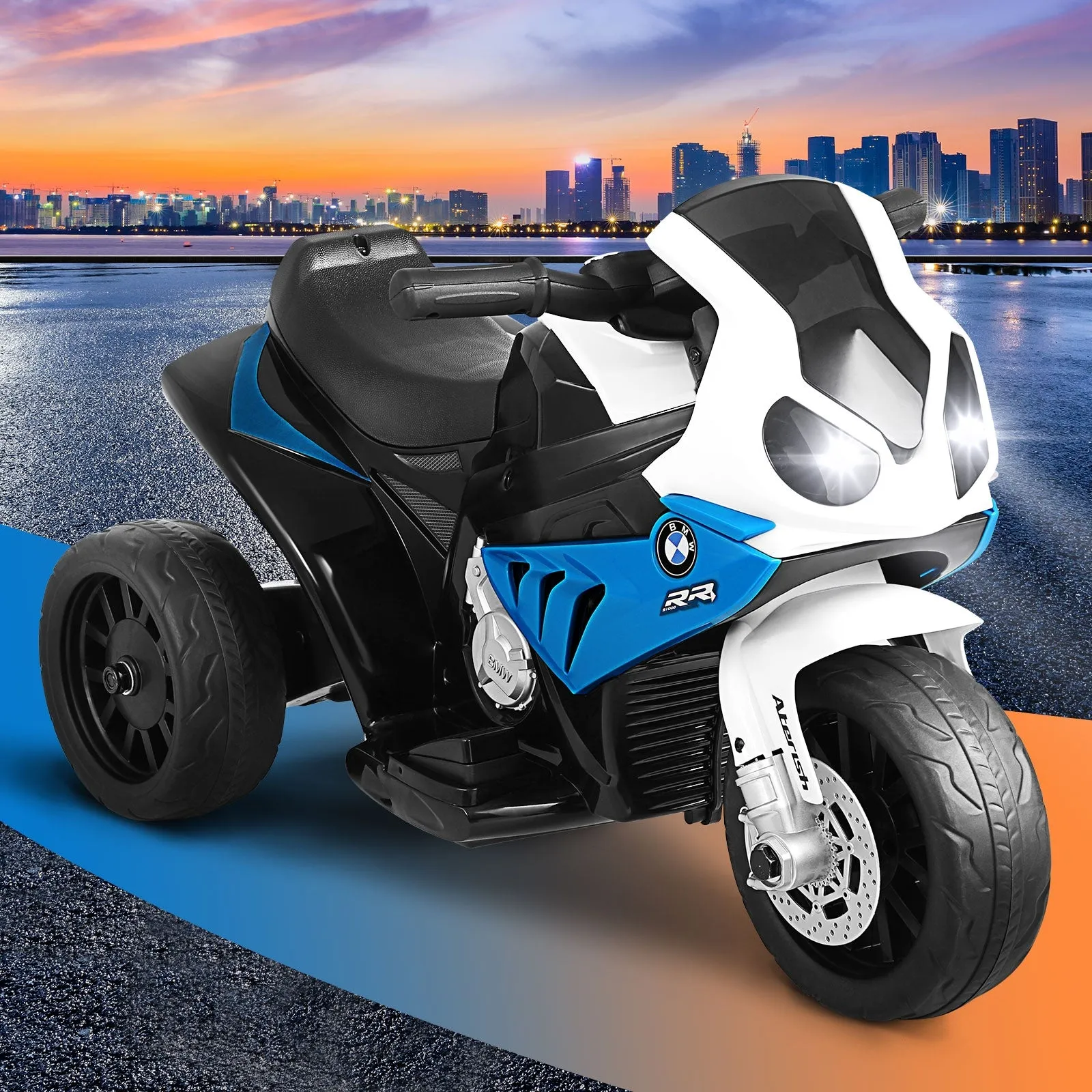 BMW Ride On Motorbike Kids Battery Powered Motorcycle Toy Electric Police Car