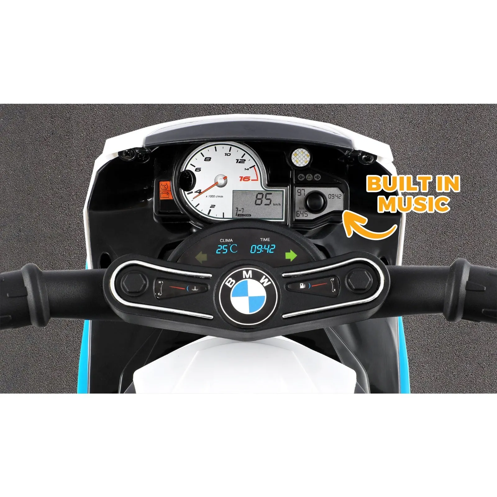 BMW Ride On Motorbike Kids Battery Powered Motorcycle Toy Electric Police Car