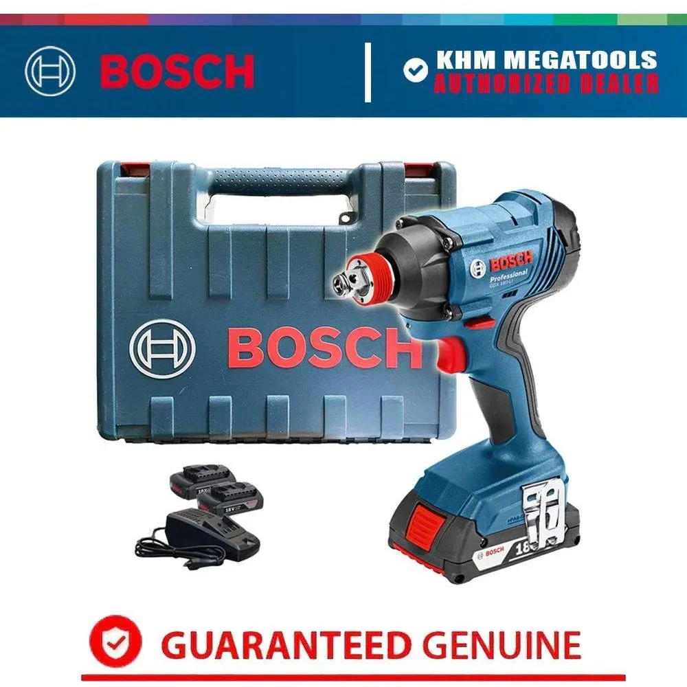 Bosch GDX 180-Li 2in1 Cordless Impact Driver / Wrench 1/2" Drive 180Nm 18V [Kit] (Open Seal)