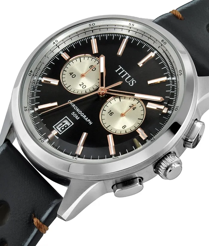 Bravo Chronograph Quartz Leather Men Watch W06-03236-008