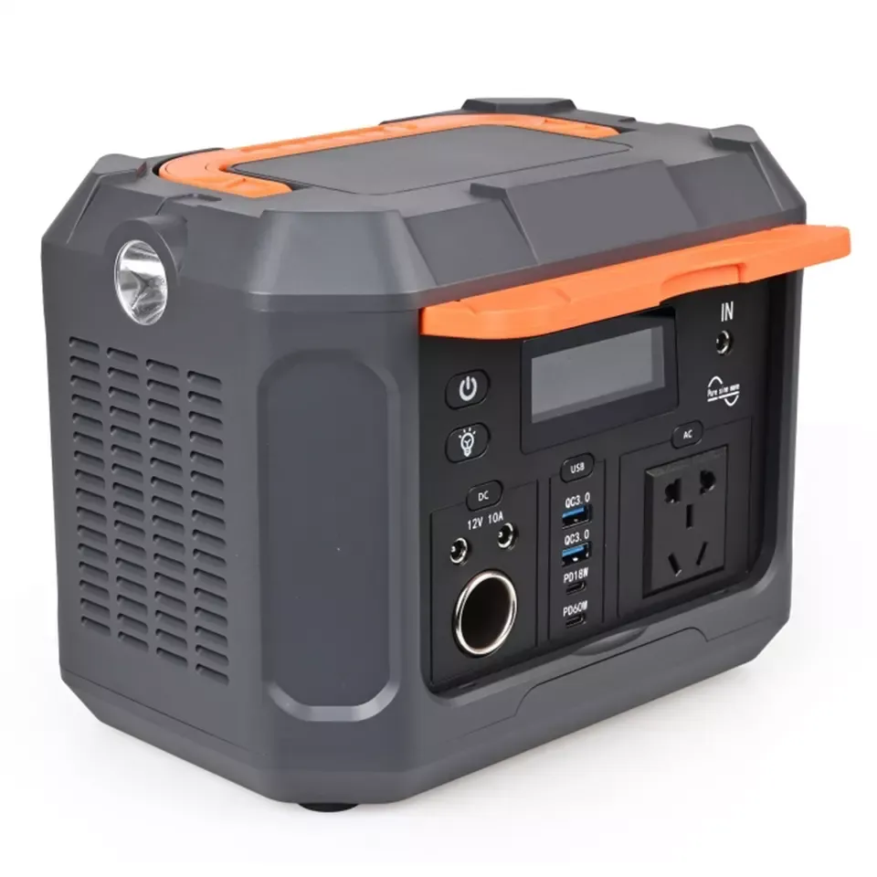 Camping Solar Electric Battery Generator Rechargeable Home Power Supply Portable Outdoor 500w Power