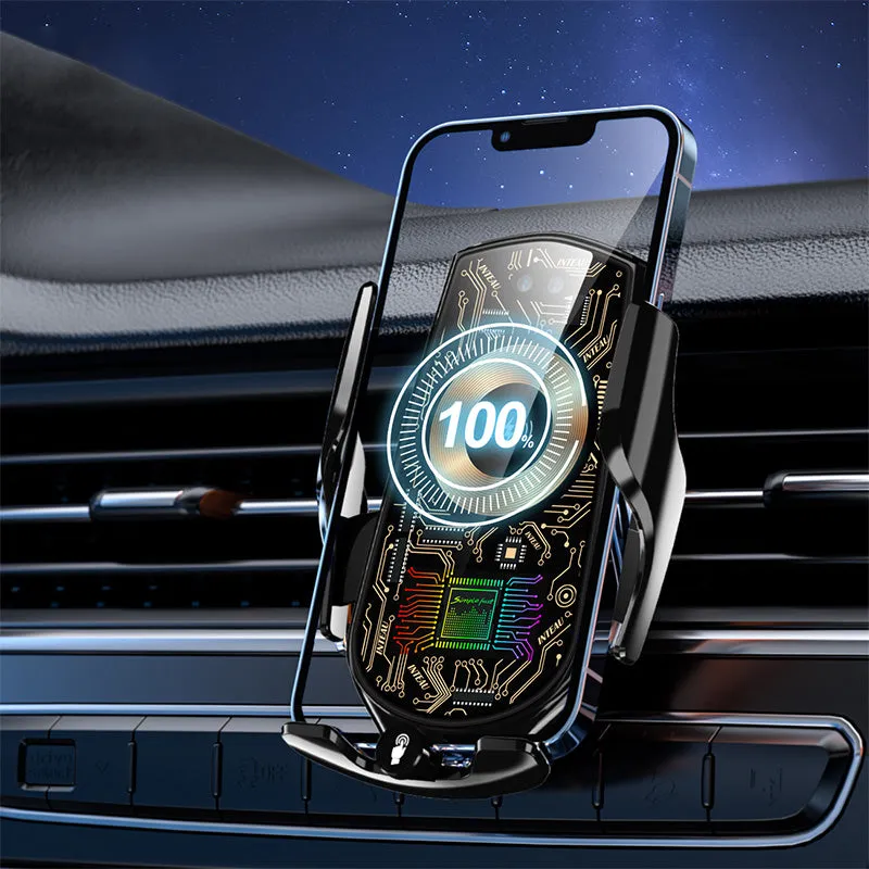 Car Wireless charger holder | 15W | Intelligent induction | Temperature Control Charging,