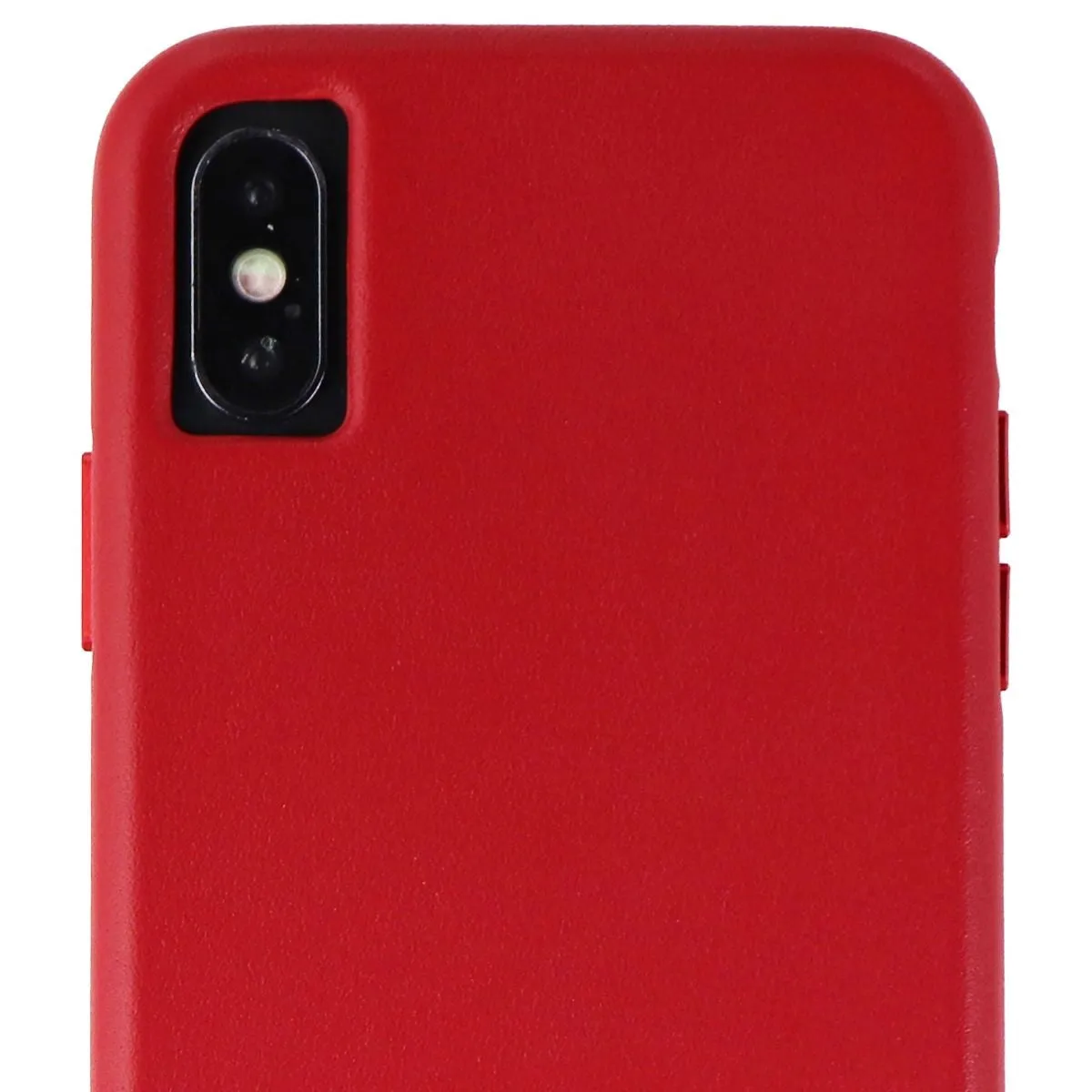 Case-Mate Barely There Leather Slim Case for iPhone XS / X - Cardinal Leather