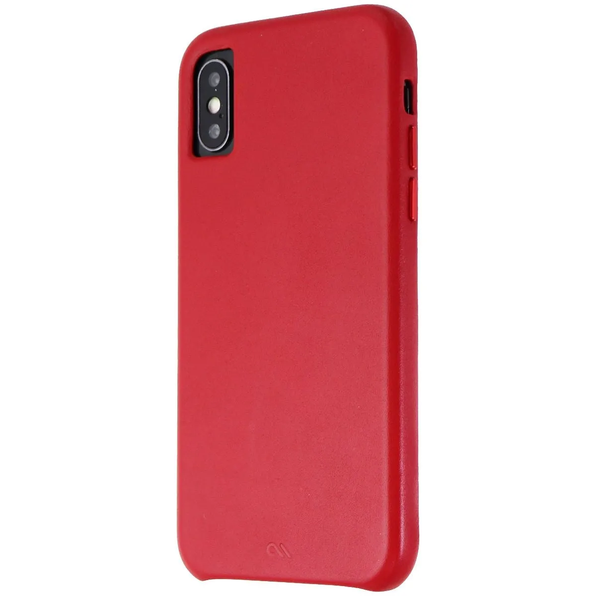 Case-Mate Barely There Leather Slim Case for iPhone XS / X - Cardinal Leather