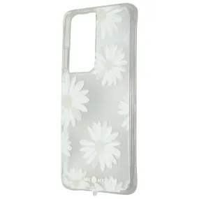 Case-Mate Prints Series Case for Samsung Galaxy S21 Ultra 5G - Glitter Daisies