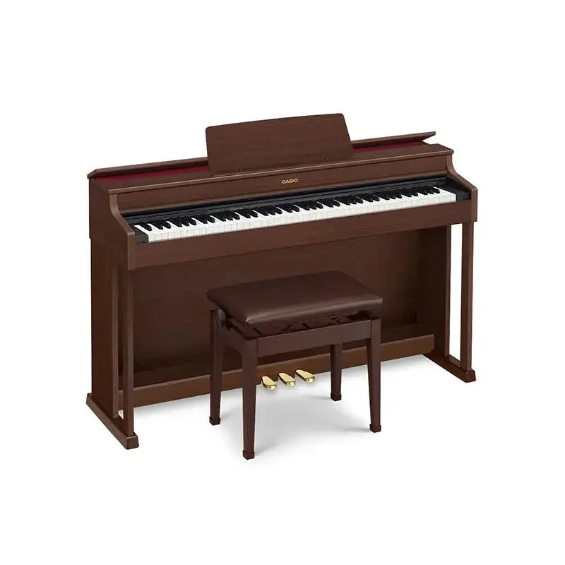 Casio AP470BN Digital Piano with Bench in Brown