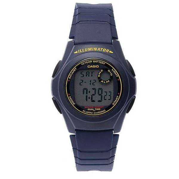 Casio Standard F-200W-2BDF Blue Resin Strap Watch for Men