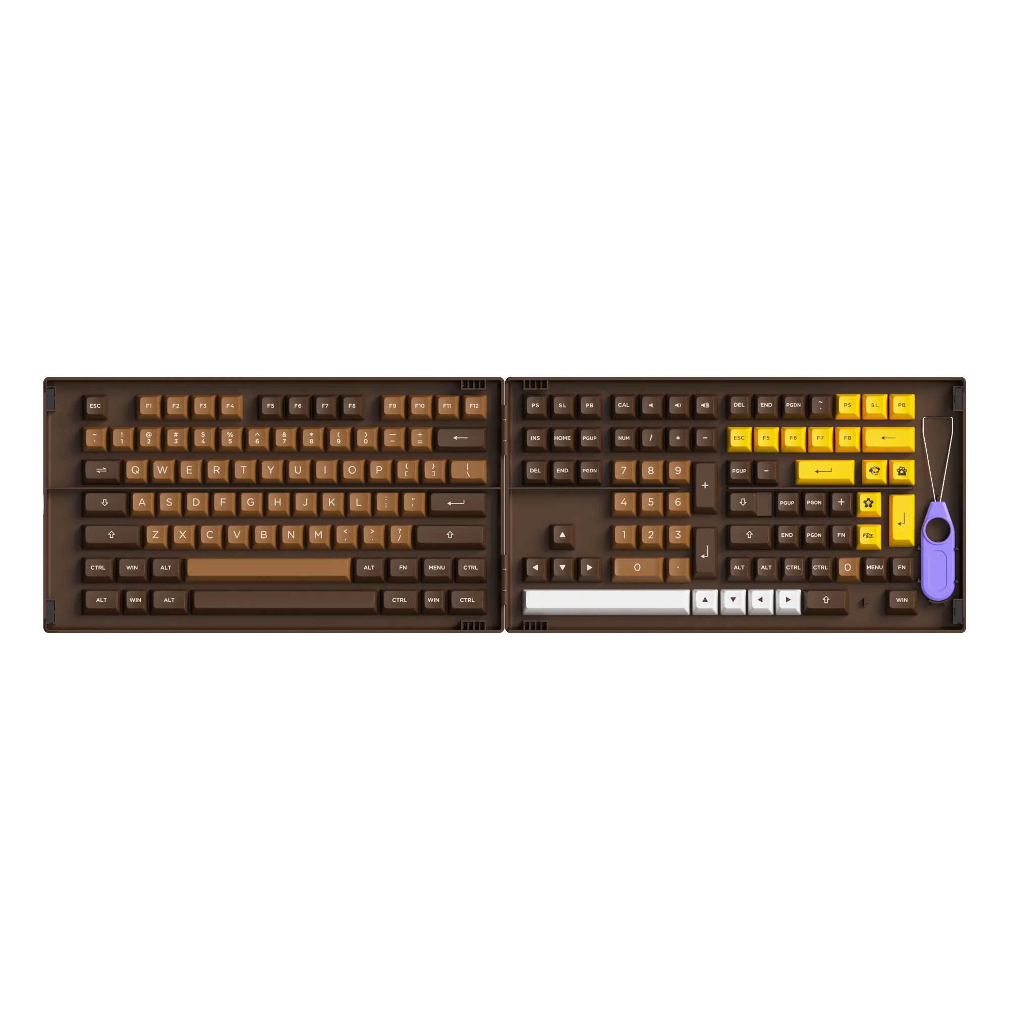 Chocolate Keycap Set(178-key)