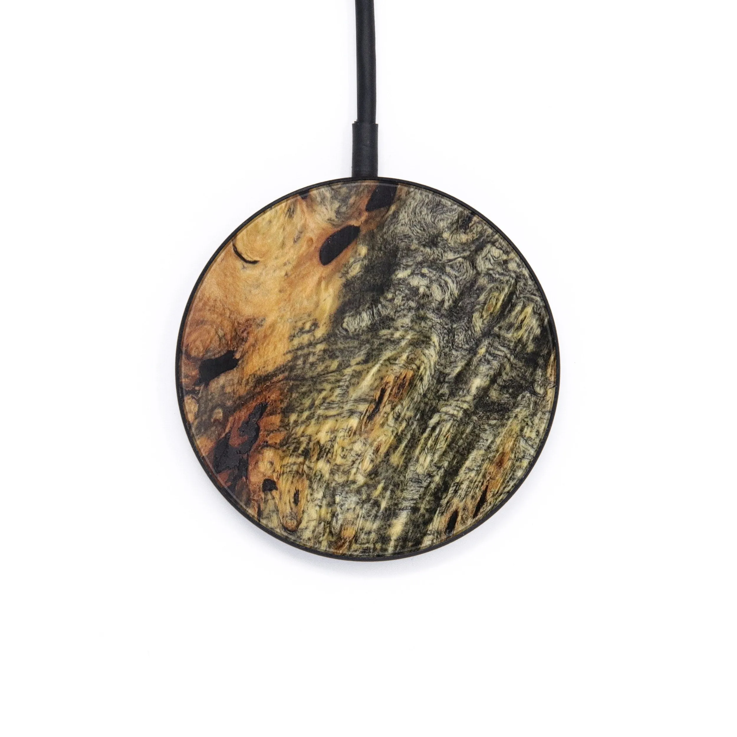 Circle Burl Wood Wireless Charger - Stuart (Artist Pick, 604007)