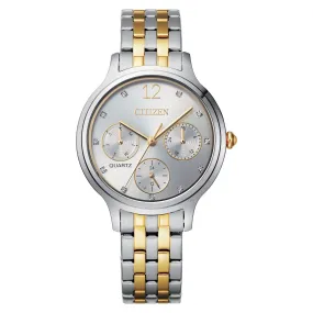 Citizen Women's Silver Dial Quartz Watch ED8184-51A