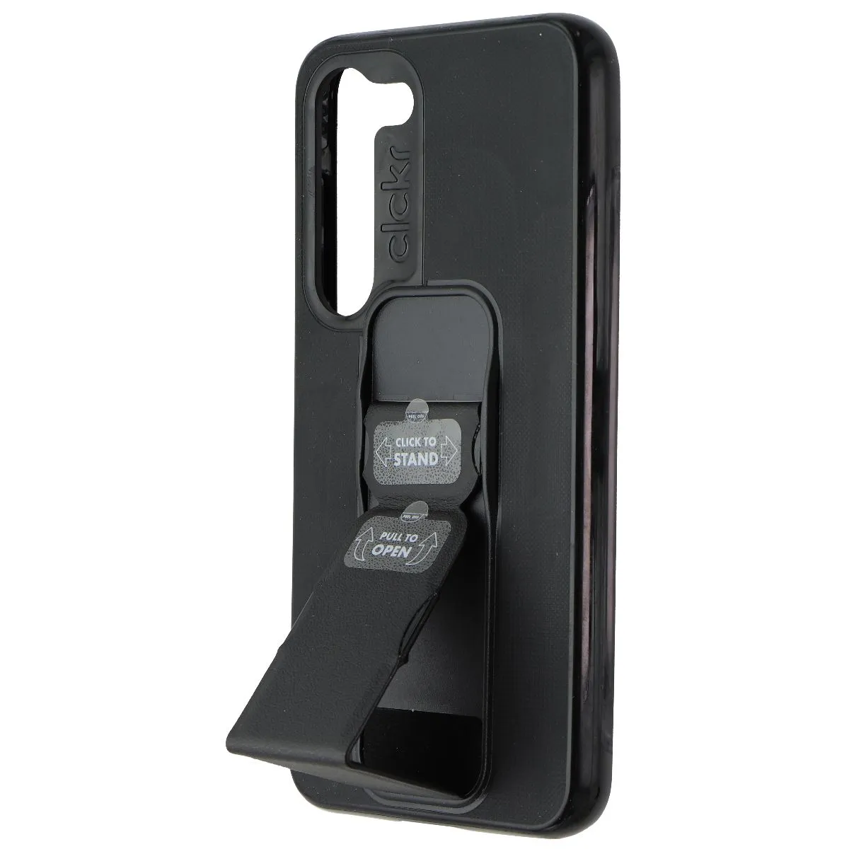 CLCKR Stand   Grip Series Case for Samsung Galaxy S23 - Black