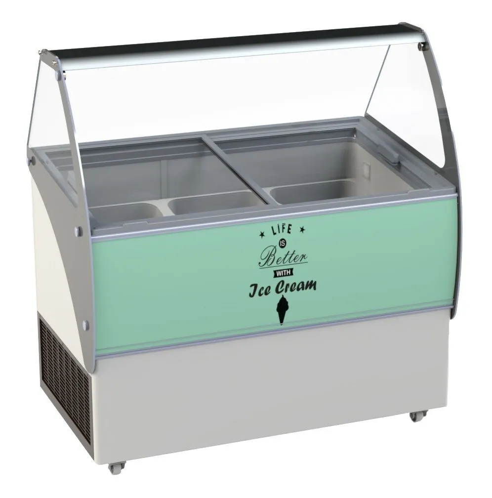 Combisteel Bali Ice Cream Counter Display Freezer 9 x 5 Litre - 7472.0100