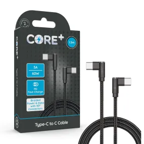 Core   1m USB C To USB C Charger Cable 3A 60W