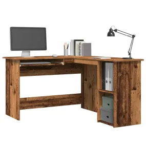 Corner Desk Old Wood 120x140x75 cm Engineered Wood