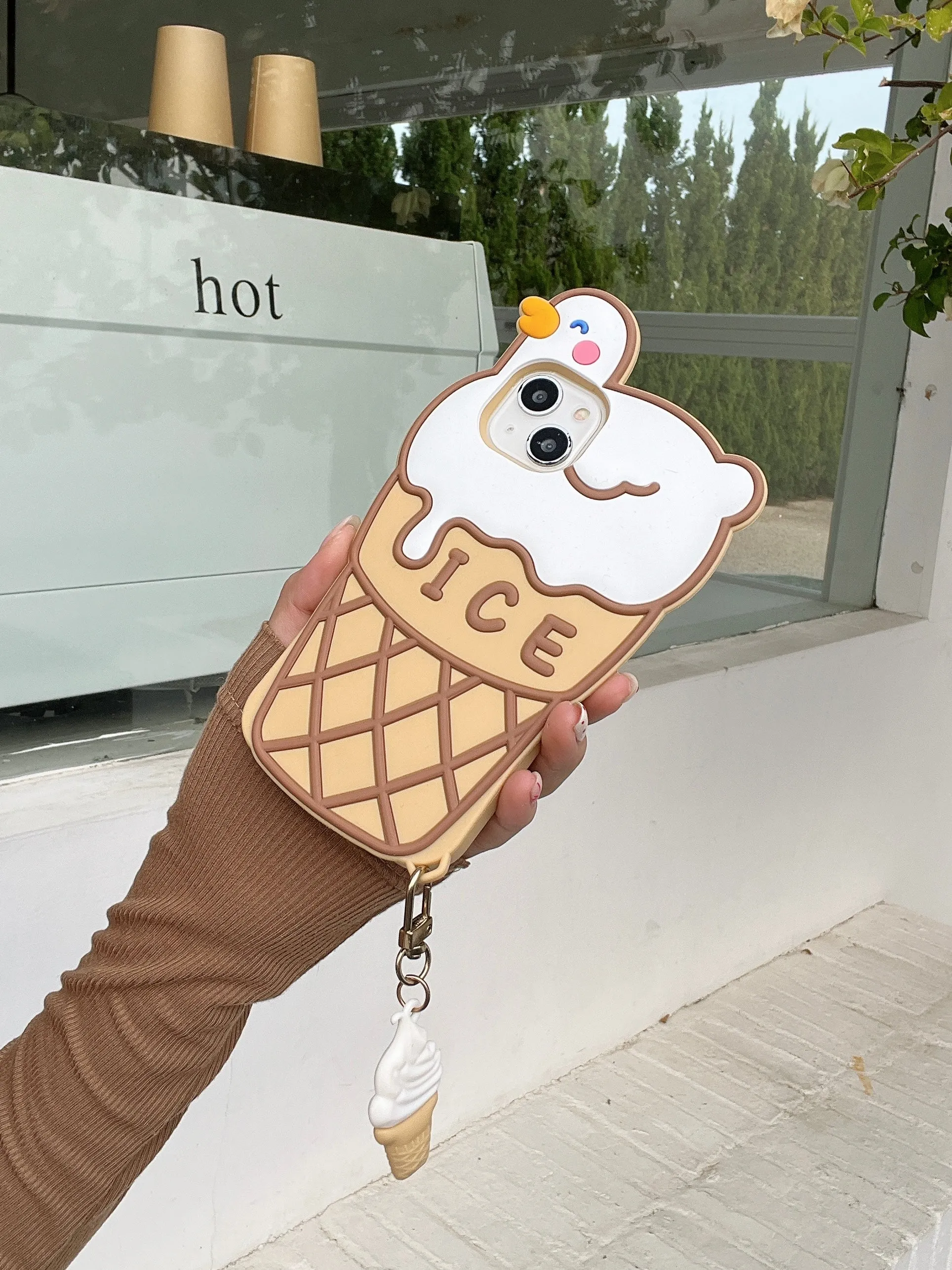 Cute Ice Cream Designer Silicon Case for iPhone