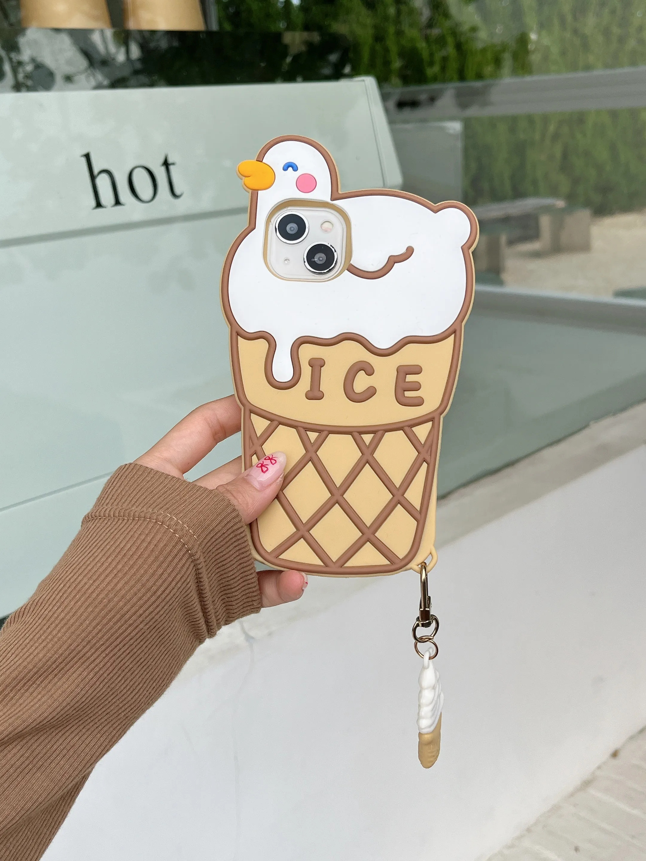 Cute Ice Cream Designer Silicon Case for iPhone