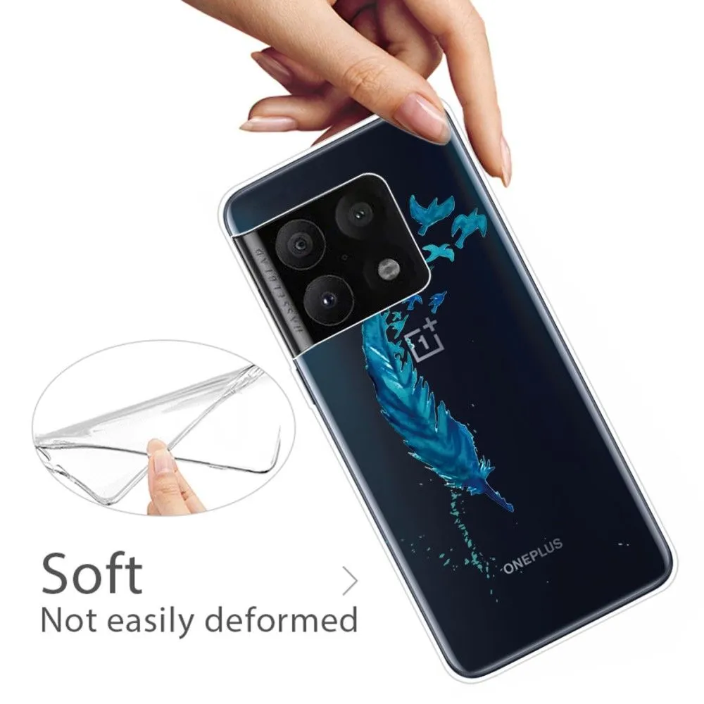 Deco OnePlus 10 Pro case - Blue Feather