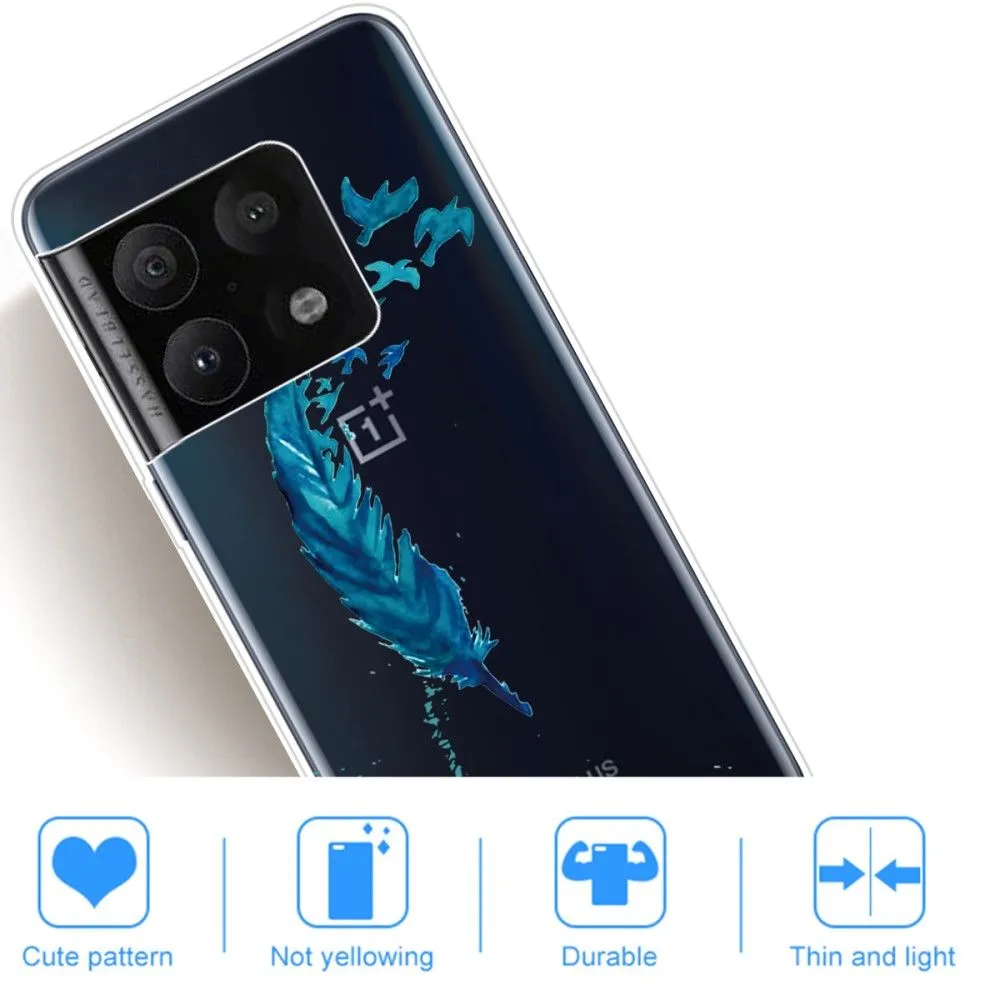 Deco OnePlus 10 Pro case - Blue Feather