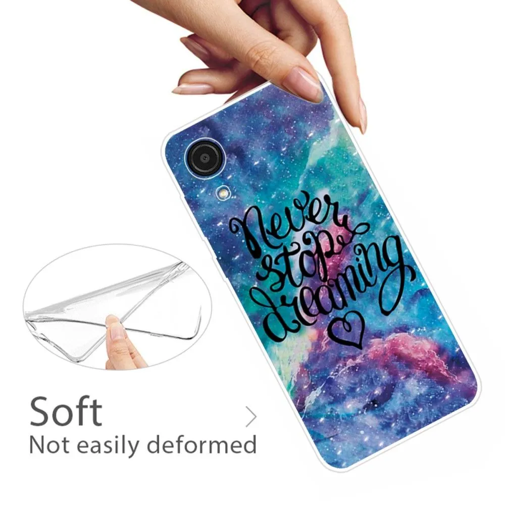 Deco Samsung Galaxy A03 Core case - Never Stop Dreaming