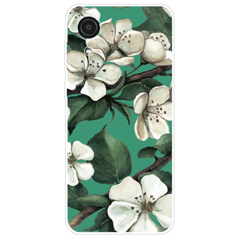 Deco Samsung Galaxy A03 Core case - White Flowers