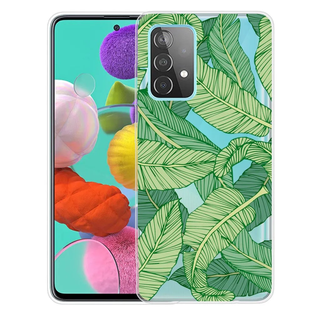 Deco Samsung Galaxy A13 4G case - Green Leaves