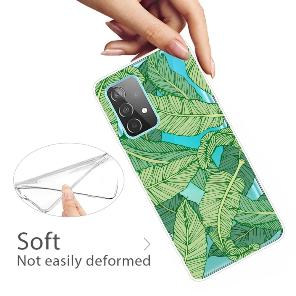 Deco Samsung Galaxy A13 4G case - Green Leaves