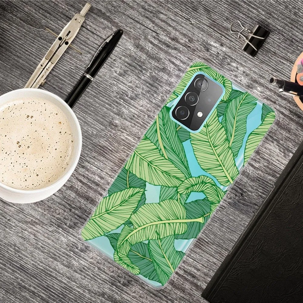 Deco Samsung Galaxy A13 4G case - Green Leaves